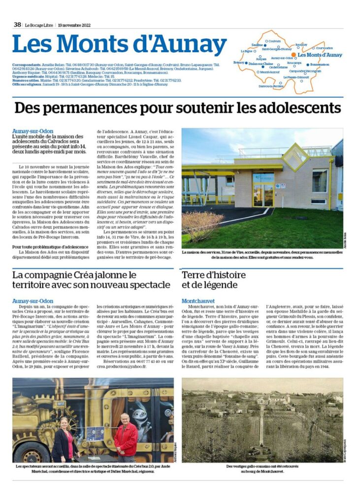 19/11/2022 La Manche Libre présente les nouvelles permanences d'accueil sans rendezvous à