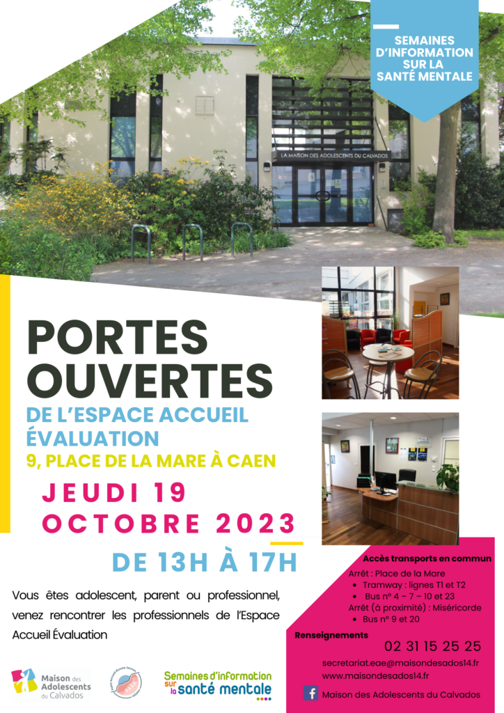 Portes ouvertes de l’Espace Accueil Accueil Évaluation de la Maison des Adolescents du Calvados